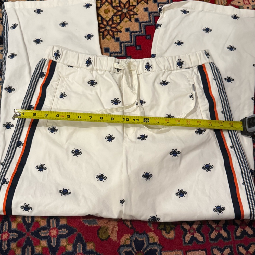Anthropologie Embroidered Bumble Bee Track Pants! - Picture 9 of 9